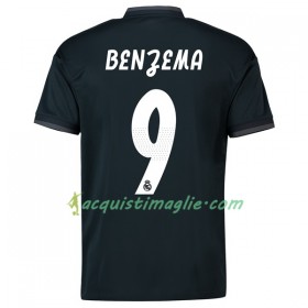 Divisa di Calcio Real Madrid Benzema 9 Trasferta 2018/2019